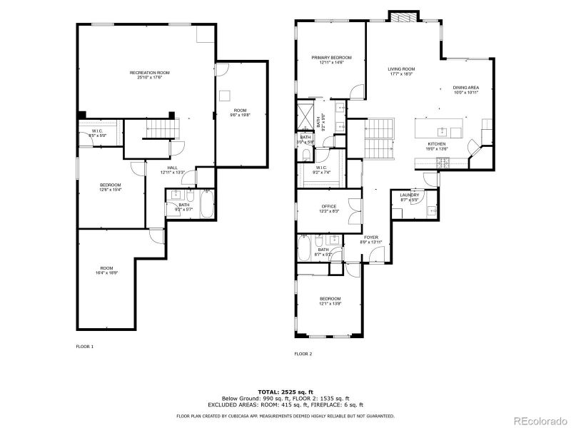 Whole house floorplan