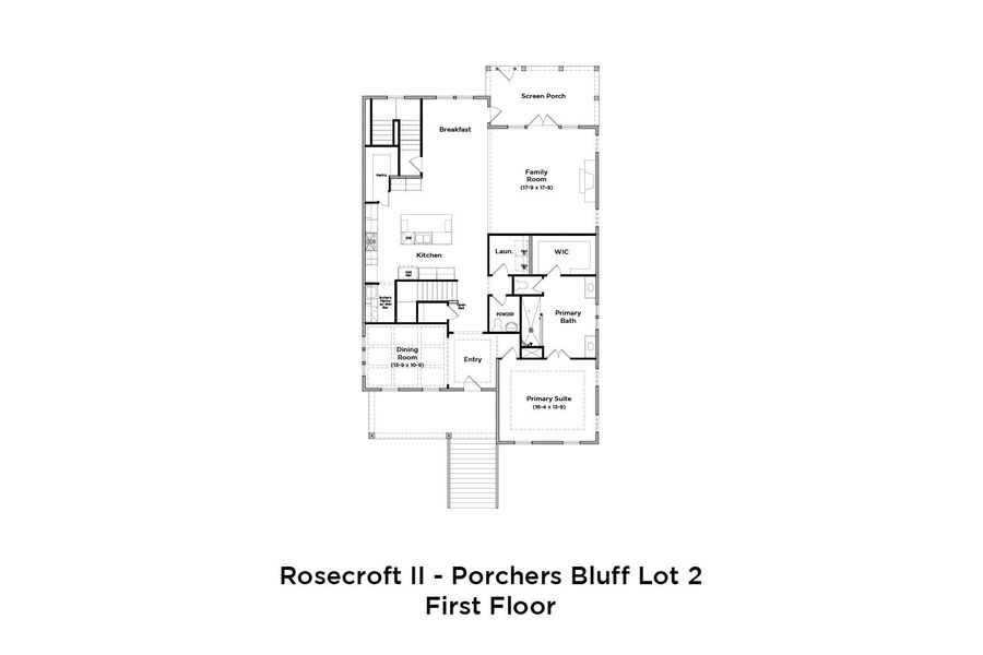 First Floor Rosecroft II Home Design