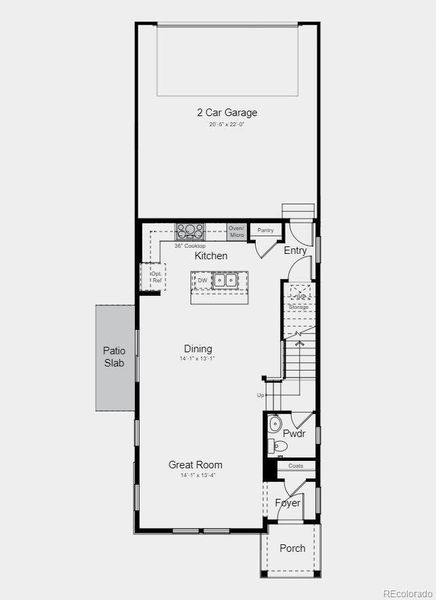 Structural options added include: built in kitchen appliance 1, Outdoor patio and additional sink in bath 2.