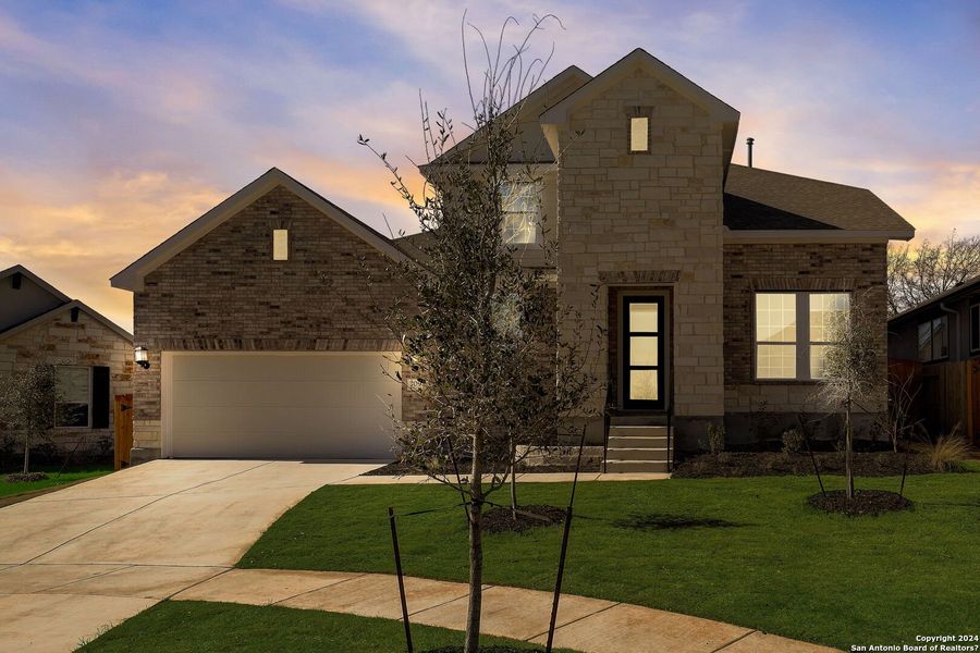 New construction Single-Family house 309 Vuelo St, New Braunfels, TX 78132 The Greenpark- photo