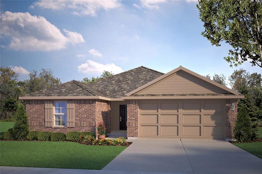 New construction Single-Family house 16641 Friesland Lane, Fort Worth, TX 76247 TAYLOR- photo