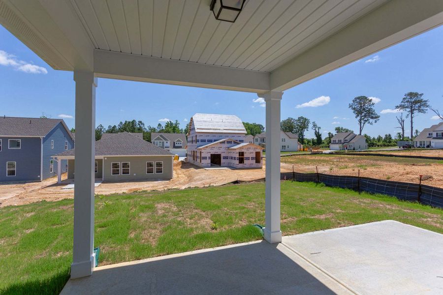 Covered Rear Porch