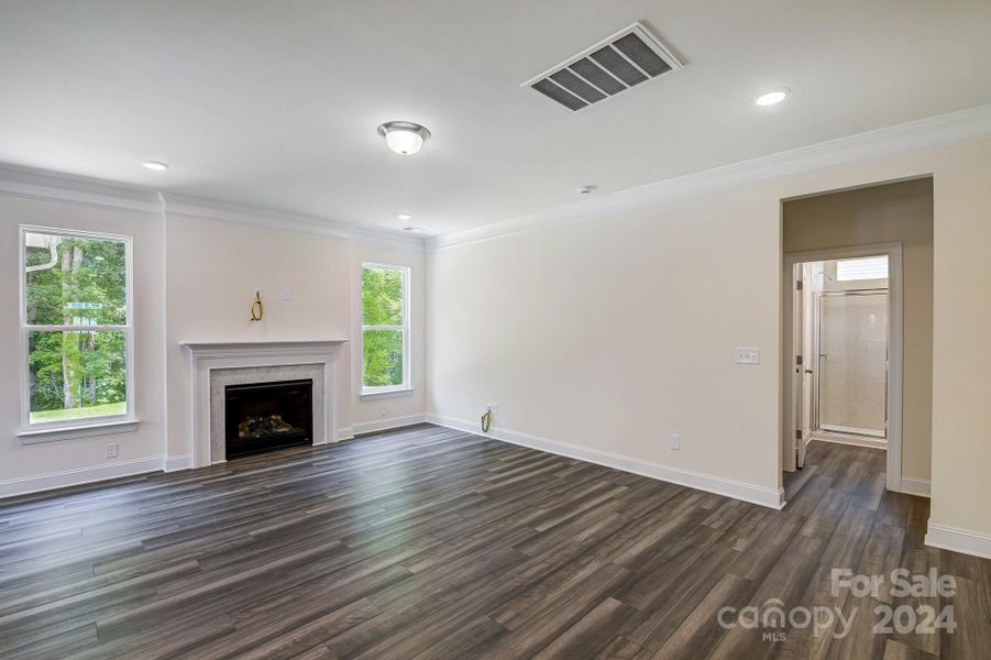 Gas Fireplace is featured in this home