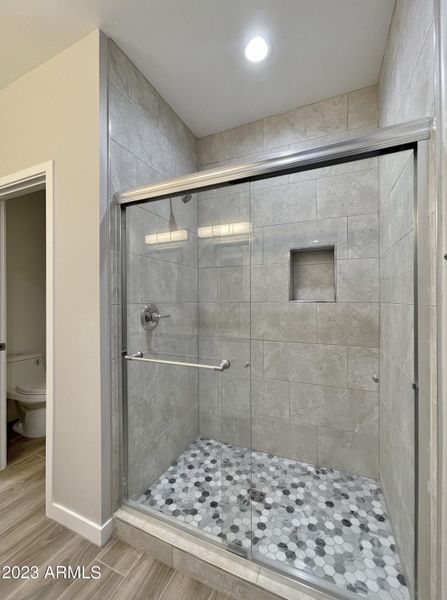 Tile shower/ master bath