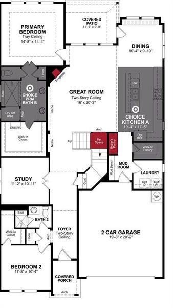 Beazer Homes Goodland Summerfield plan