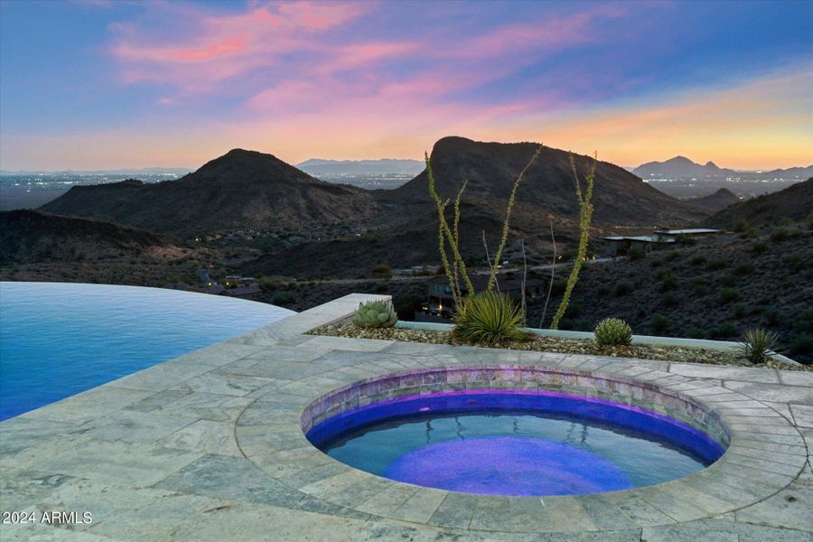 Hot Tub at Sunset