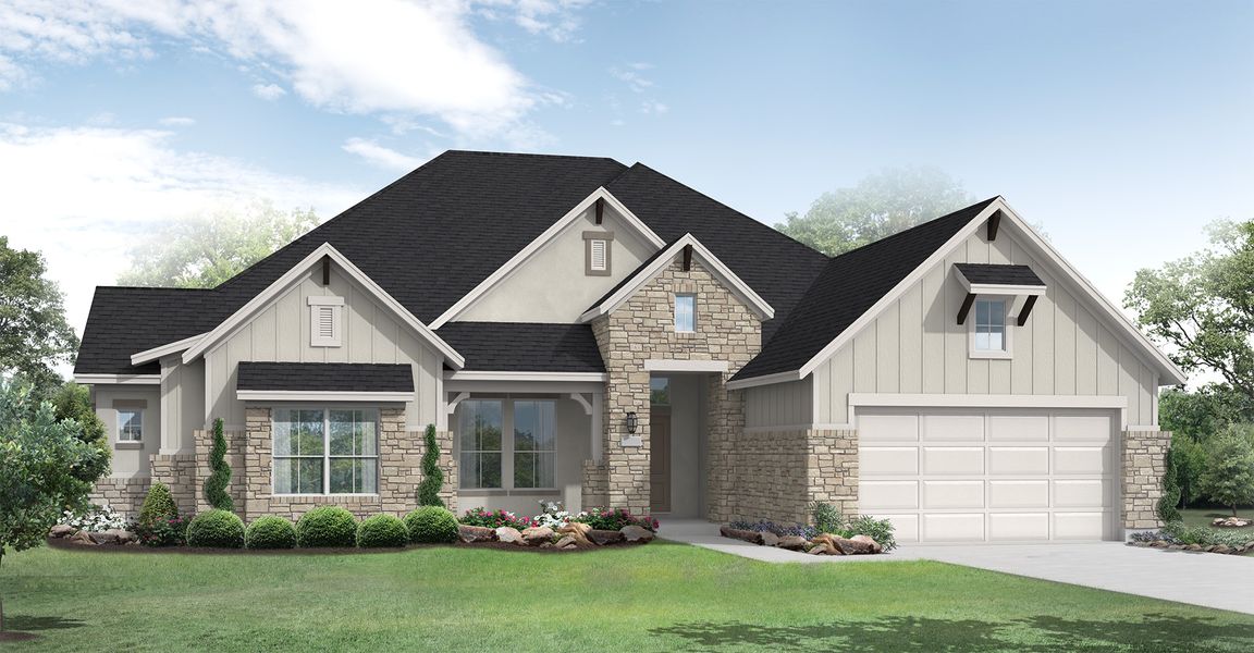 New construction Single-Family house Hamilton (2848-CL-60), 1026 Texas Ash Lane, Georgetown, TX 78628 - photo