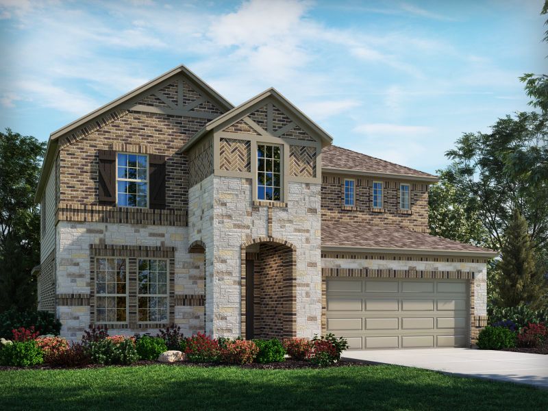New construction Single-Family house The Evergreen (4011), 10714 Yellowtail Blvd., Boerne, TX 78006 - photo