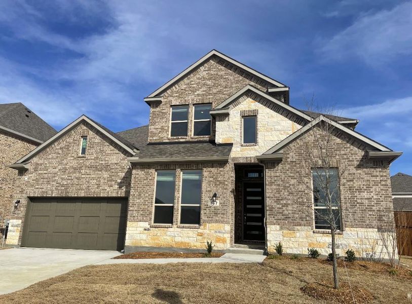 New construction Single-Family house 317 Ashburn Road, Oak Point, TX 75068 Topaz- photo