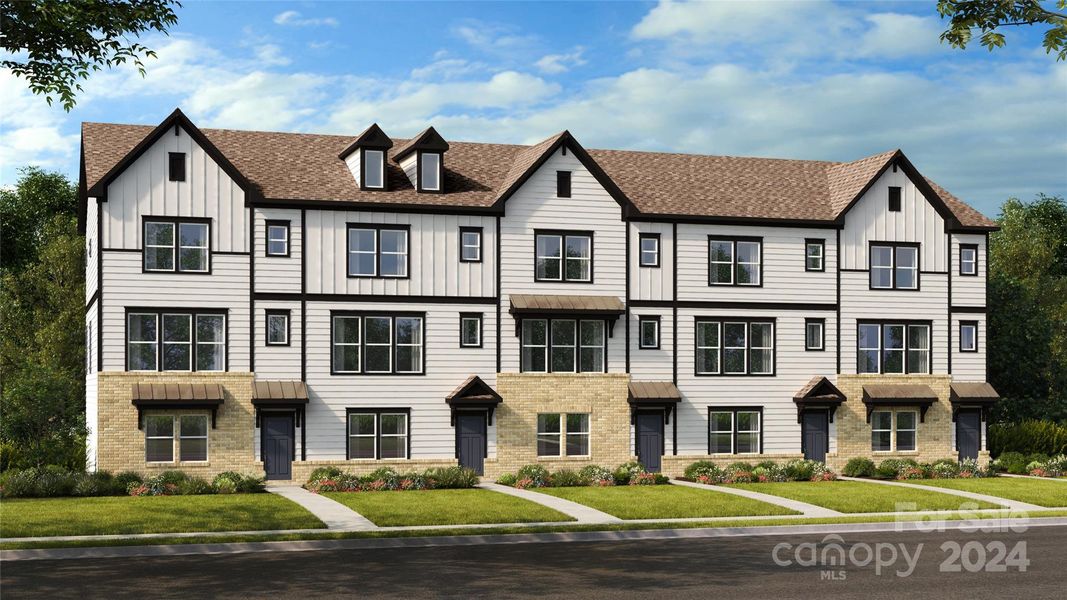 New construction Townhouse house 1830 Blanche Street, Charlotte, NC 28262 Vail III- photo
