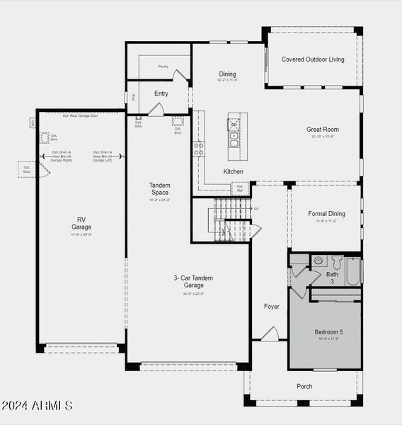 New construction Single-Family house 24452 N 140Th Avenue, Surprise, AZ 85387 Plan 55-RMRV4- photo