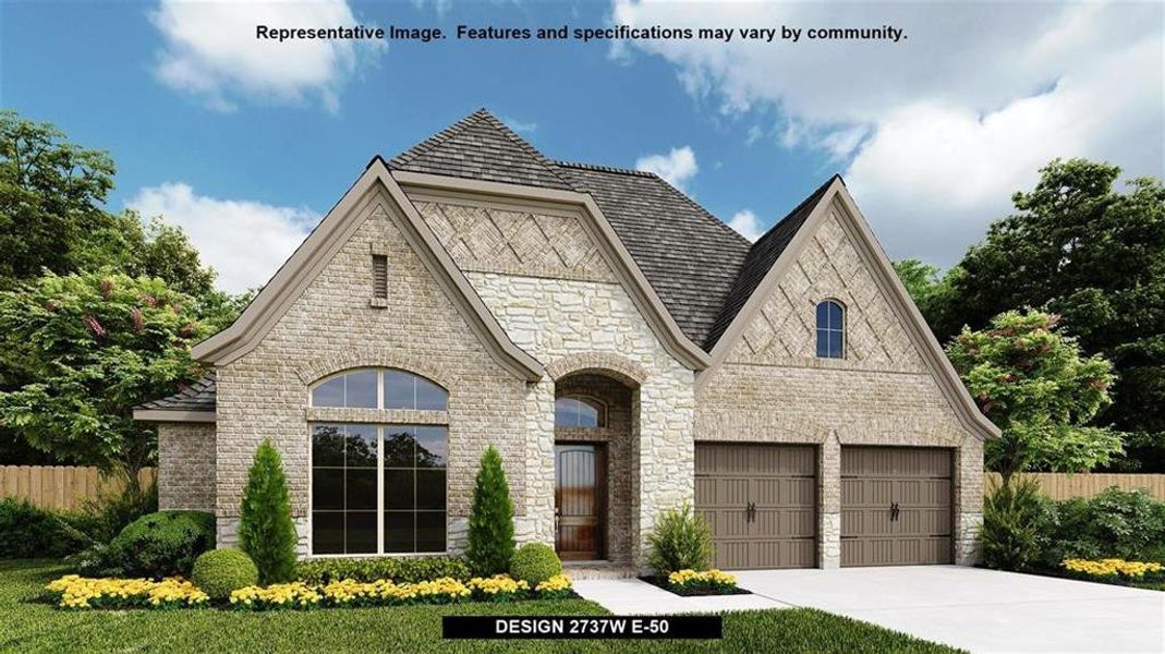 New construction Single-Family house 13437 Hidden Falls Drive, Fort Worth, TX 76008 Design 2737W- photo
