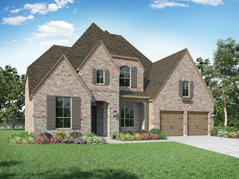 New construction Single-Family house 221 Plan, 1717 Sandbrock Parkway, Aubrey, TX 76227 - photo