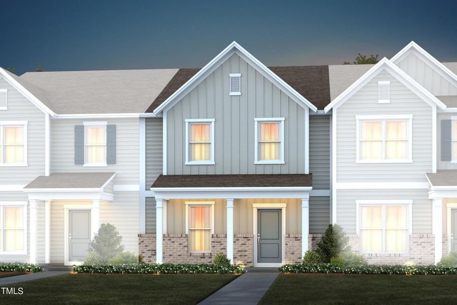 New construction Townhouse house 208 Abbots Mill Drive, Raleigh, NC 27603 Sedona- photo