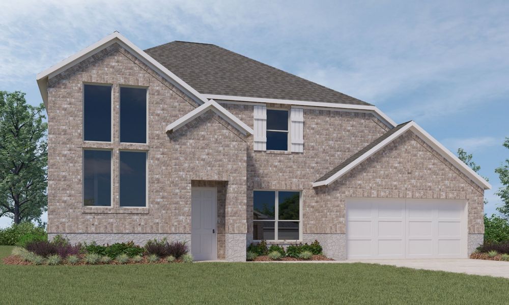 New construction Single-Family house Plan 3171 (Drh 50), 1480 Imerial Ranch Way, Dayton, TX 77535 - photo