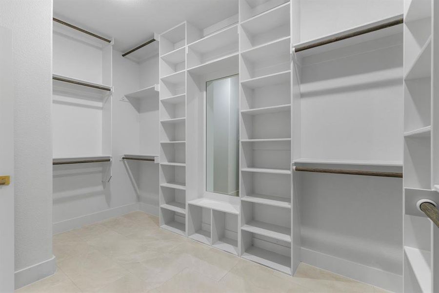 View of spacious closet