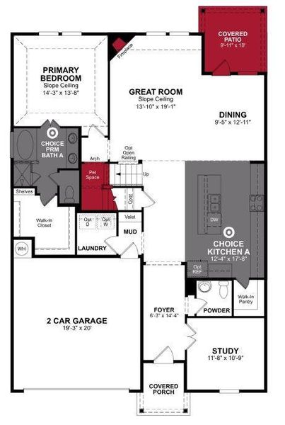 Beazer Homes Stark Farms Cascade Floorplan.