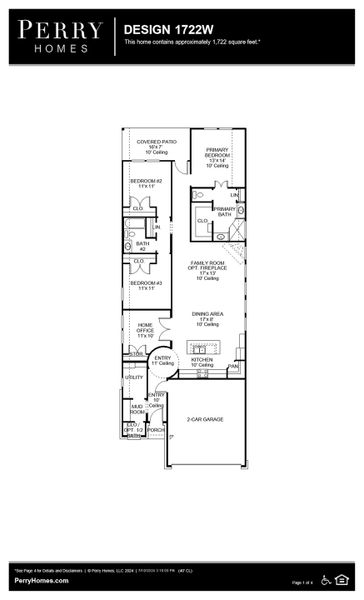 Floor Plan for 1722W