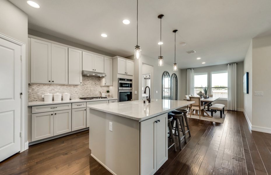 Spacious kitchen with abundant cabinet space