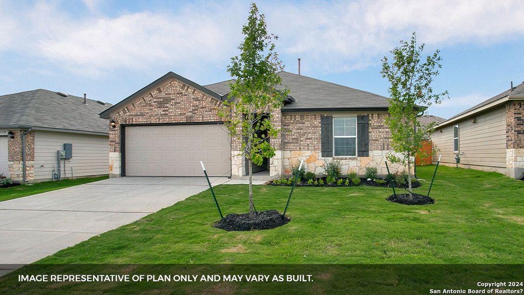 New construction Single-Family house 343 Elephant'S Ear Drive, New Braunfels, TX 78130 The Bellvue- photo