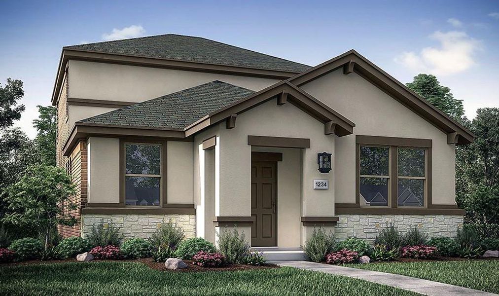 New construction Single-Family house 860 Long Run, Liberty Hill, TX 78642 Mozart- photo