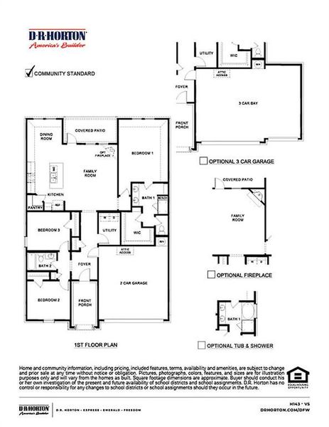 New construction Single-Family house 652 Sunglow Way, Lavon, TX 75166 H143 Cedarwood- photo
