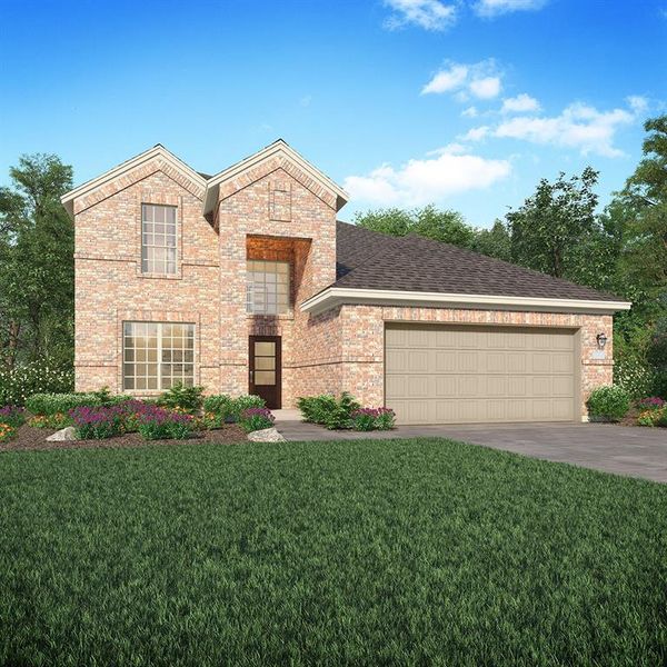 New construction Single-Family house 656 Spring Ashberry Court, Magnolia, TX 77354 Dewberry II- photo