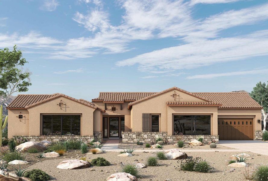 New construction Single-Family house The Bartlett, 12942 East Buckskin Trail, Scottsdale, AZ 85255 - photo