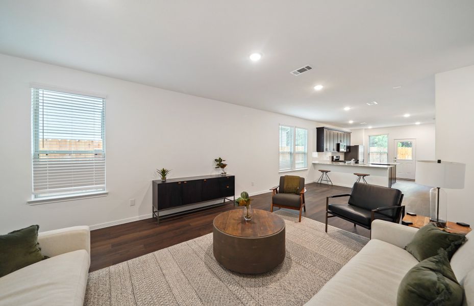 Gathering Room Into Kitchen