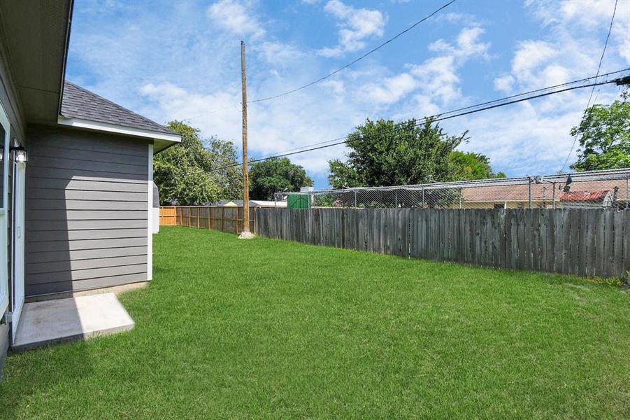 Why rent, when you can own for the same price and enjoy your very own backyard!