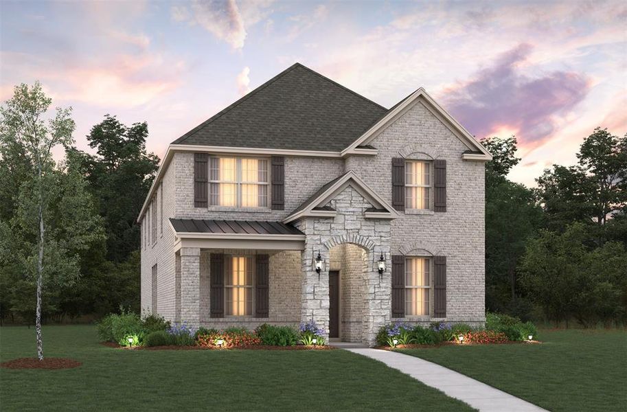 Beazer Homes Wildflower Whitney plan