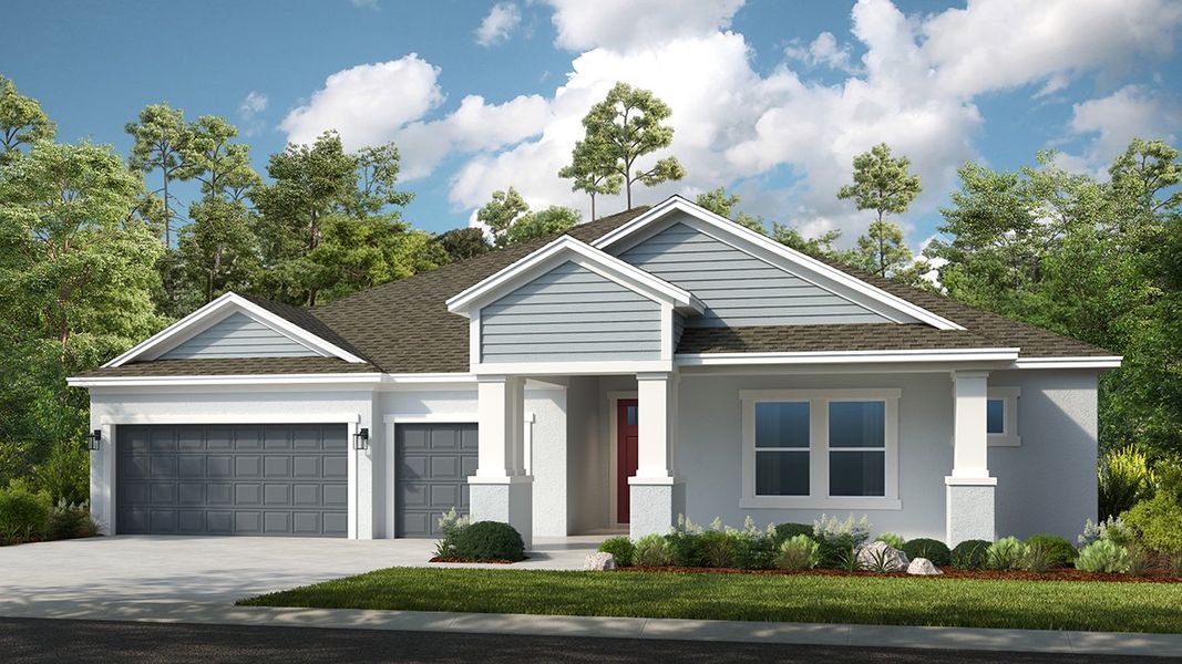 New construction Single-Family house Sunset, 33314 Castaway Loop, Wesley Chapel, FL 33543 - photo