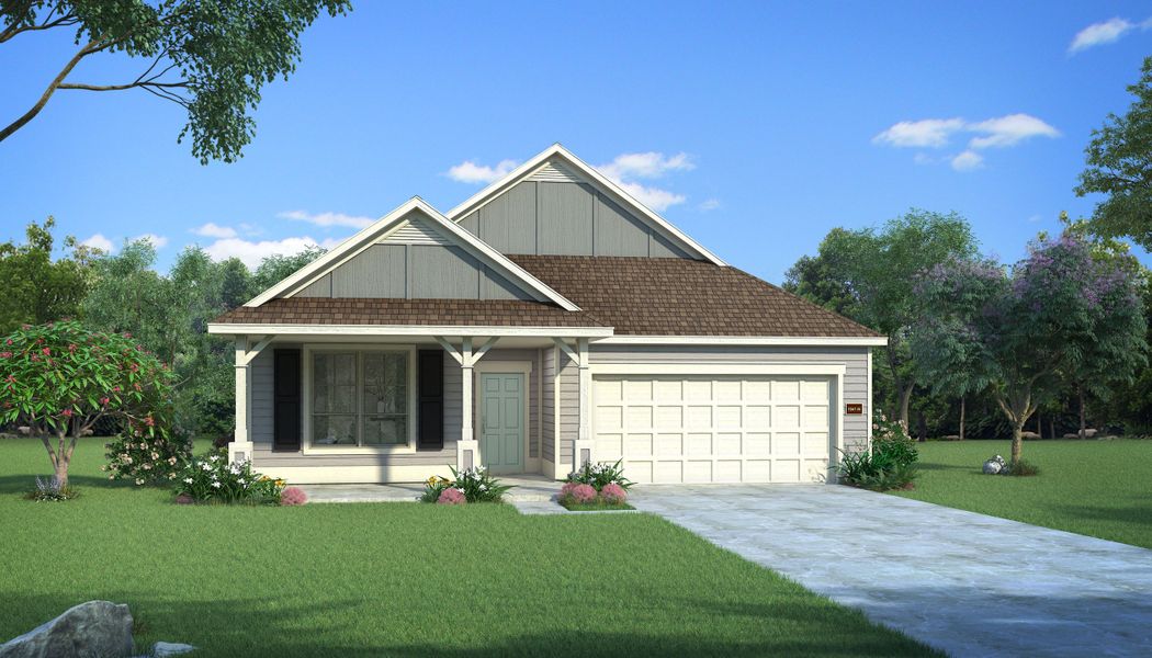 New construction Single-Family house Cottonwood II, 709 Rustic Ridge Drive, Lavon, TX 75166 - photo