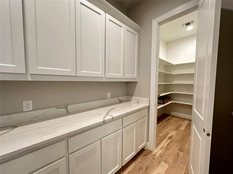 Additional pantry space