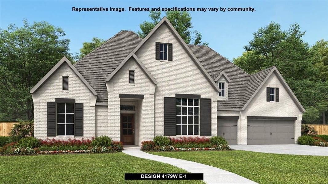 New construction Single-Family house Design 4179W, 10703 Monarch Butterfly Drive, Cypress, TX 77433 - photo