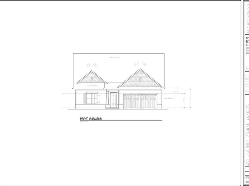 New construction Single-Family house Etowah Gable, 240 Brookstone Trail, Dawsonville, GA 30534 - photo