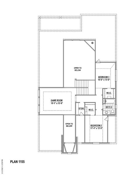 Plan 1155 2nd Floor