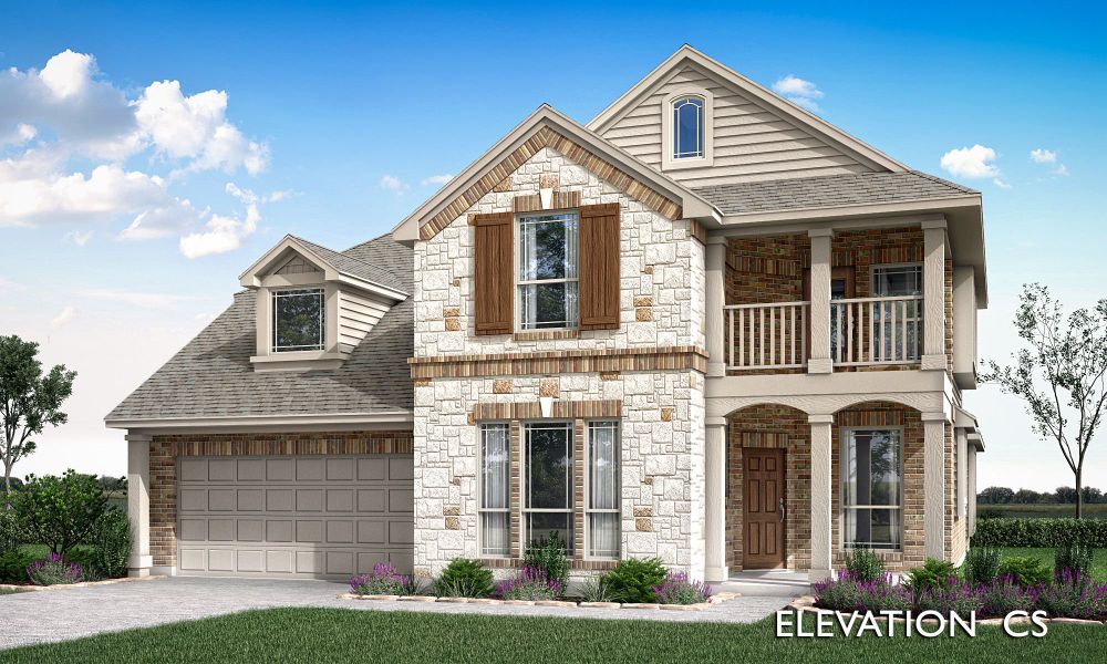 Elevation CS. 3,754sf New Home in Mansfield, TX