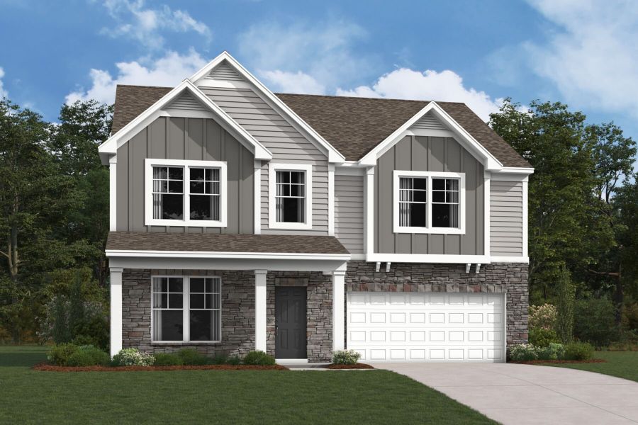 New construction Single-Family house 677 Kitfox Drive Nw, Concord, NC 28027 Draper II - Smart Series Single Family- photo