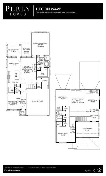New construction Single-Family house 310 Bananaquit Way, Magnolia, TX 77354 Design 2442P- photo