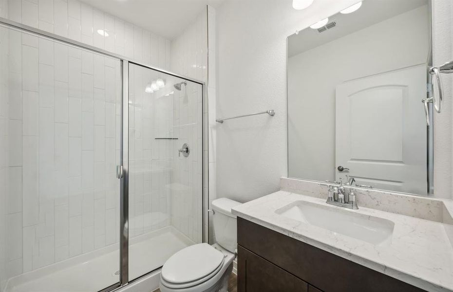 Spacious secondary bathroom *real home pictured