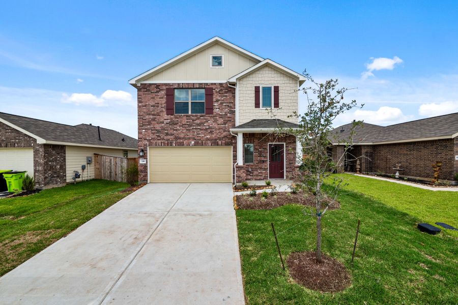 New construction Single-Family house Dogwood - Smart Series, 21114 Bella Coral Drive, Cypress, TX 77433 - photo