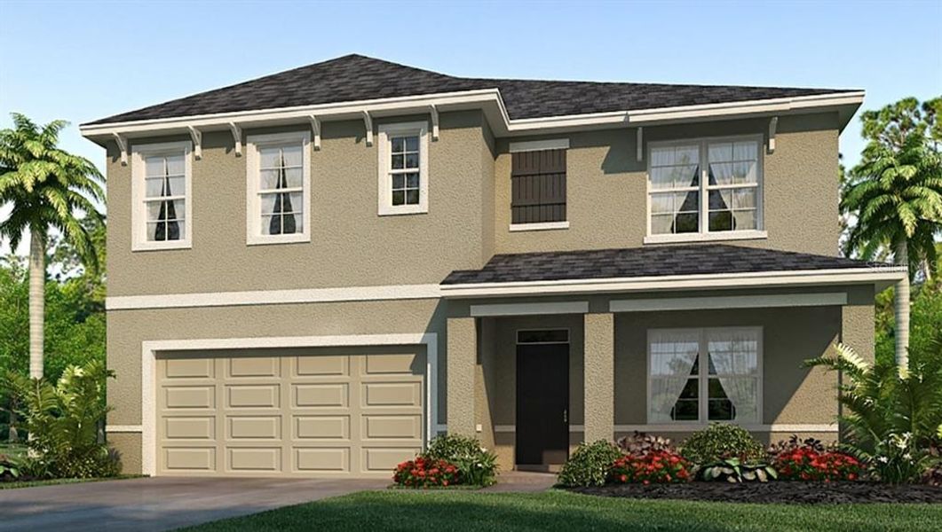 New construction Single-Family house 4023 Autumn Amber Drive, Spring Hill, FL 34609 - photo