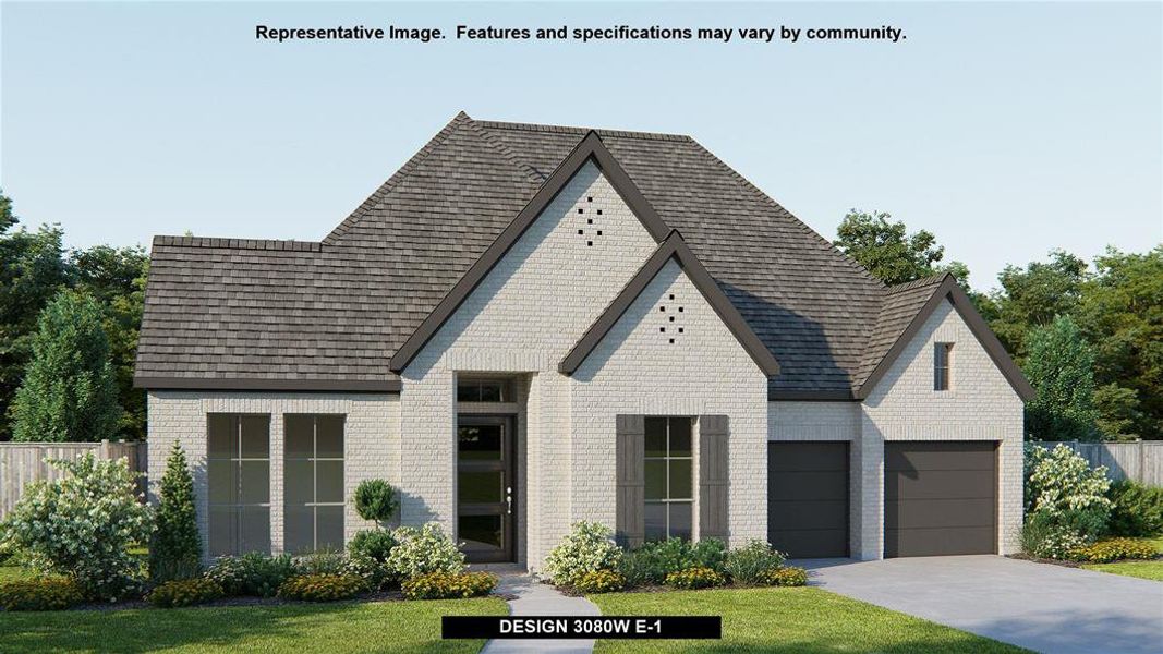 New construction Single-Family house Design 3080W, 124 Founders Grove Loop, Willis, TX 77318 - photo