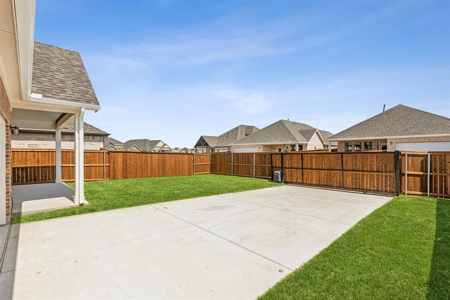 View of yard featuring a patio