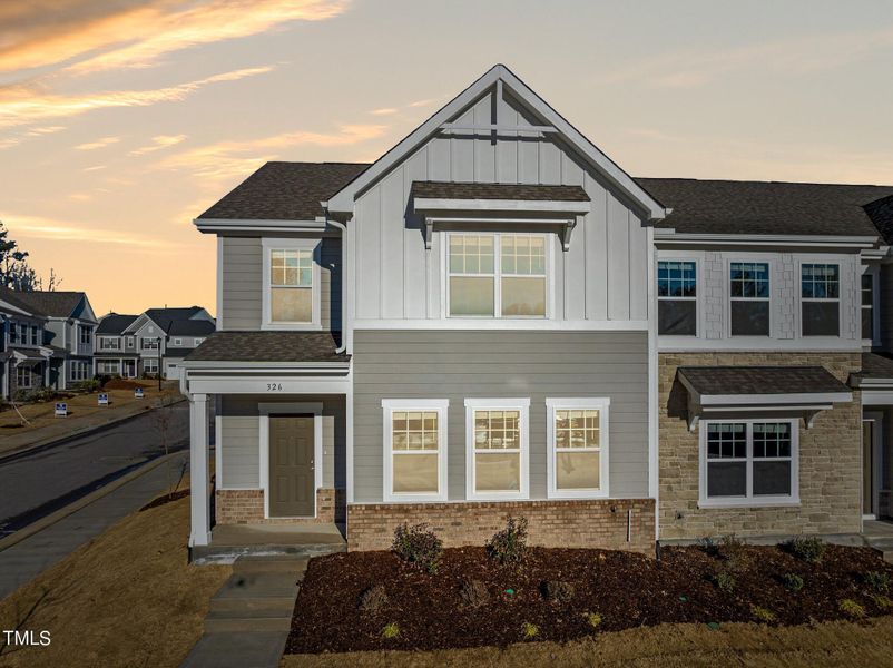 New construction Townhouse house 326 Spaight Acres Way, Wake Forest, NC 27587 Lily- photo
