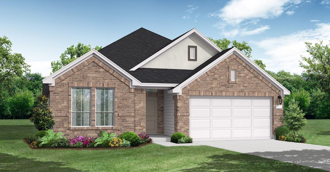New construction Single-Family house Morgan (2298-HV-40), Spillane Street, Manvel, TX 77578 - photo