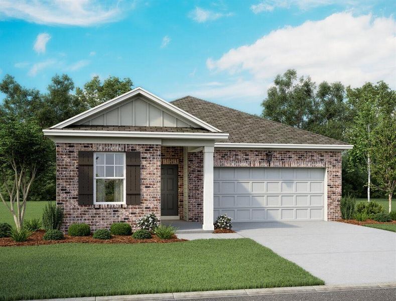 New construction Single-Family house 3518 Bishops Terrace Drive, Huffman, TX 77336 Moonbeam - photo