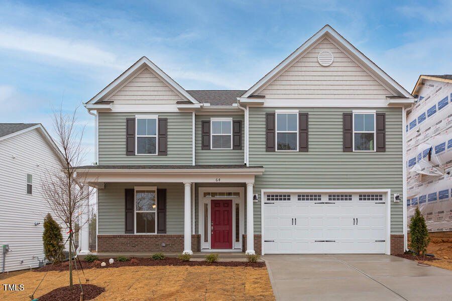 New construction Single-Family house 64 Brooklyn Trail Court, Unit 201, Angier, NC 27501 The Concerto- photo