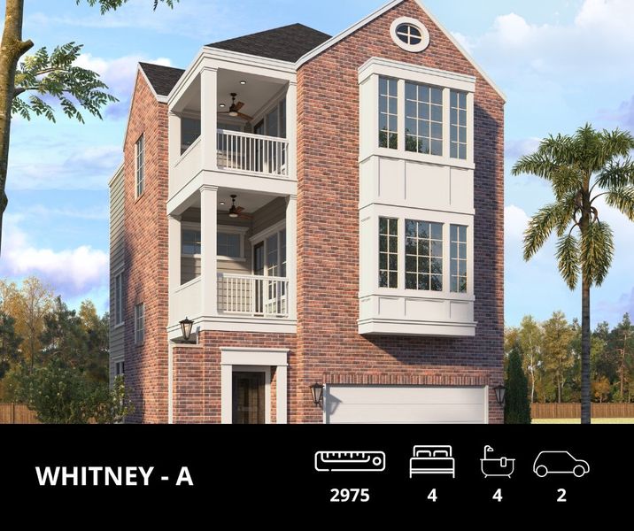 New construction Single-Family house Whitney A, 402 Forest Reserve Place, Houston, TX 77079 - photo